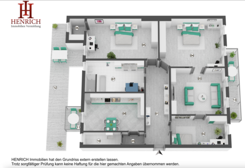 Foto - Wohnung zum Kaufen in Wiesbaden 465.000,00 € 136.02 m²