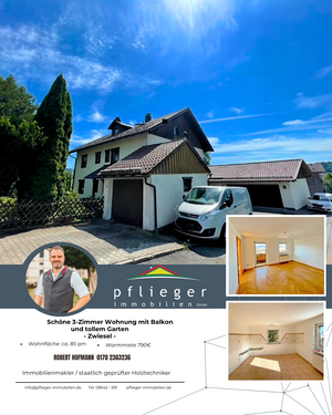 Foto - Wohnung zum Mieten in Zwiesel 550,00 € 85 m²