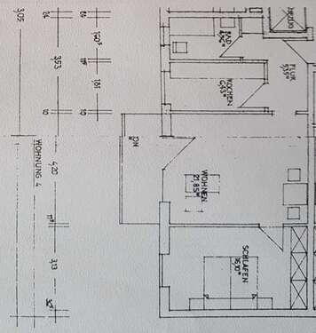 Foto - Wohnung zum Mieten in Burghausen 460,00 € 55 m²