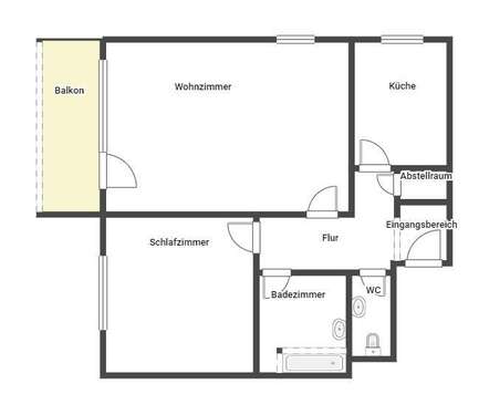 Foto - Wohnung zum Mieten in Neustadt an der Weinstraße 779,00 € 73.79 m²