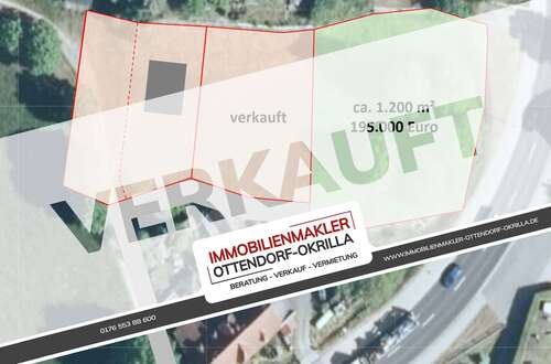 Foto - Grundstück zu verkaufen in Ottendorf-Okrilla 195.000,00 € 1200 m²