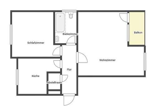 Foto - Wohnung zum Mieten in Neustadt an der Weinstraße 419,00 € 36.71 m²