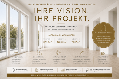 Foto - Wohnung zum Kaufen in Düsseldorf 749.000,00 € 288.12 m²
