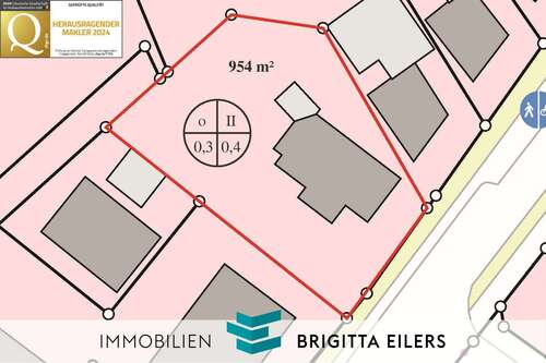 Foto - Grundstück zu verkaufen in Verden (Aller) 339.000,00 € 954 m²
