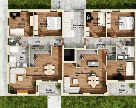 Foto - Wohnung zum Kaufen in Pulheim 599.000,00 € 98.31 m²