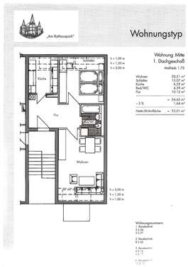 Foto - Wohnung zum Kaufen in Werdau OT Leubnitz 60.000,00 € 53.01 m²