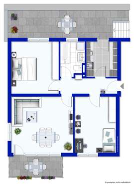 Foto - Wohnung zum Mieten in Schönau 650,00 € 82 m²