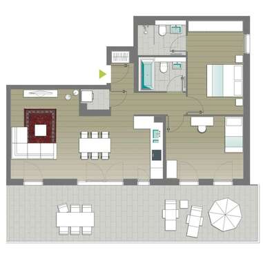 Foto - Wohnung zum Kaufen in Bonn 575.000,00 € 101.61 m²