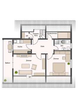 Foto - Wohnung zum Kaufen in LahrSchwarzwald 195.000,00 € 68 m²