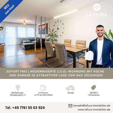 Foto - Wohnung zum Kaufen in Bad Säckingen 329.000,00 € 90.8 m²