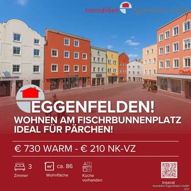 Foto - Wohnung zum Mieten in Eggenfelden 520,00 € 86 m²
