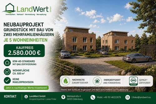 Foto - Haus zum Kaufen in Oldenburg 2.580.000,00 € 500 m²
