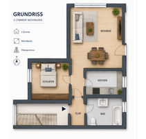 Wohnung zum Mieten in Magdeburg 305,00 € 46 m²