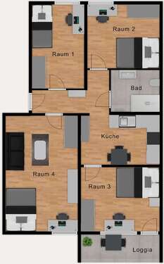 Foto - WG-Zimmer in Munich 870,00 € 16 m²