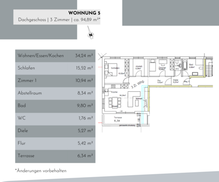Foto - Wohnung zum Kaufen in Nürtingen 540.873,00 € 94.89 m²