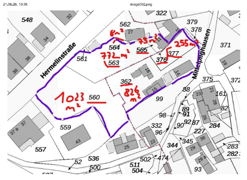 Foto - Grundstück zu verkaufen in Solingen 1.200.000,00 € 2884 m²