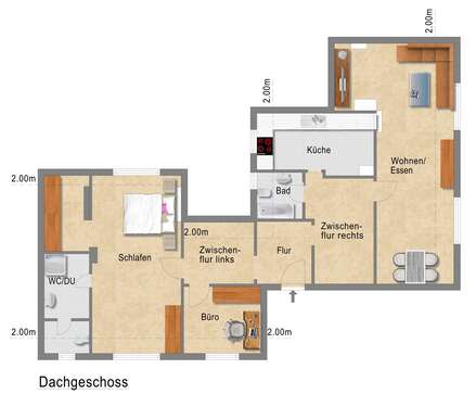 Foto - Wohnung zum Mieten in Essen 680,00 € 99.16 m²