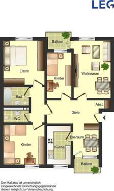 Foto - Wohnung zum Mieten in Grevenbroich 939,00 € 95 m²