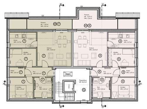 Foto - Wohnung zum Mieten in Bad Doberan 1.170,00 € 73.6 m²