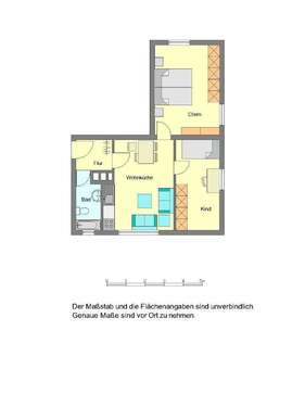 Foto - Wohnung zum Mieten in Herford 419,00 € 42.18 m²