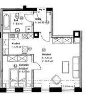 Wohnung zum Mieten in Leipzig 469,50 € 49.95 m²