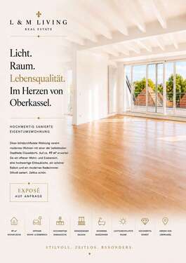 Foto - Wohnung zum Kaufen in Düsseldorf 775.000,00 € 97 m²