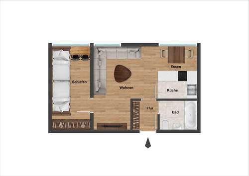 Foto - Wohnung zum Kaufen in Filderstadt 179.000,00 € 49 m²