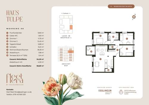 Foto - Wohnung zum Mieten in Heilbronn 1.750,00 € 95 m²