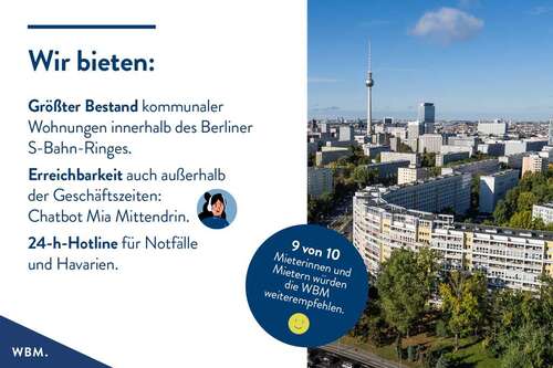 Foto - Wohnung zum Mieten in Berlin 1.643,25 € 109.55 m²