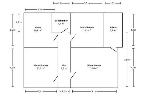Foto - Wohnung zum Kaufen in Seesen 69.000,00 € 76 m²