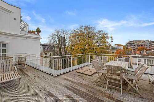 Foto - Wohnung zum Kaufen in Hamburg Rotherbaum 1.390.000,00 € 130.49 m²