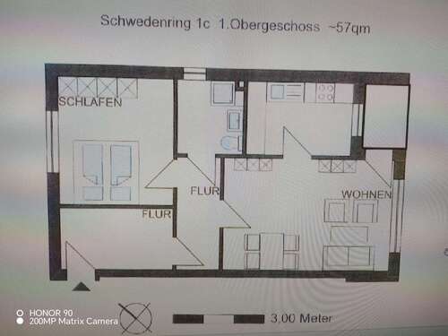 Foto - Wohnung zum Mieten in Bornhöved 712,00 € 57 m²