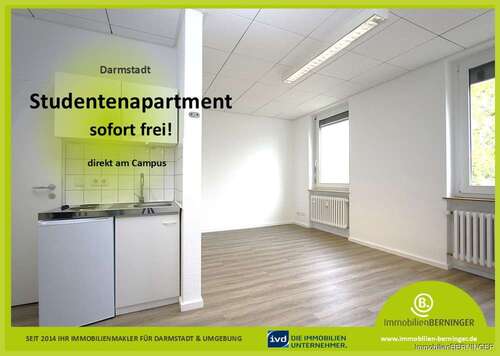 Foto - Wohnung zum Mieten in Darmstadt 540,00 € 26.61 m²