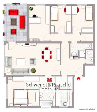 Foto - Wohnung zum Kaufen in Friedrichsdorf 499.000,00 € 128.23 m²
