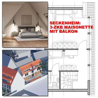 Foto - Wohnung zum Mieten in Mannheim 1.065,00 € 68.5 m²