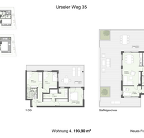 Wohnung zum Kaufen in Frankfurt am Main Nieder-Eschbach 1.600.000,00 € 194 m²