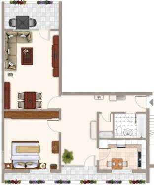 Foto - Wohnung zum Mieten in Mönchengladbach 385,86 € 69.64 m²