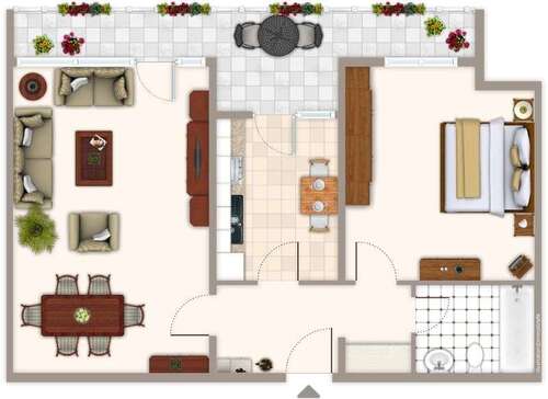 Foto - Wohnung zum Mieten in Mönchengladbach 379,13 € 61.1 m²