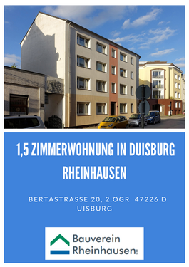 Foto - Wohnung zum Mieten in Duisburg 302,54 € 49.76 m²