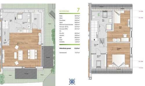 Foto - Wohnung zum Kaufen in Dachau 977.900,00 € 112.4 m²