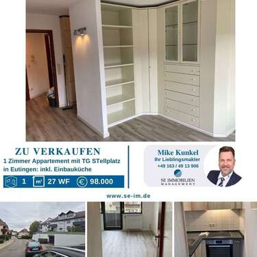 Foto - Wohnung zum Kaufen in Pforzheim 98.000,00 € 27 m²