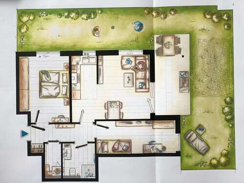 Foto - Wohnung zum Mieten in Bad Friedrichshall 1.050,00 € 67.88 m²