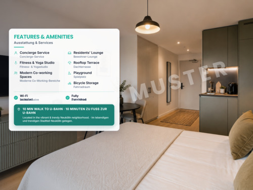 Foto - Wohnung zum Mieten in Berlin 971,00 € 28 m²