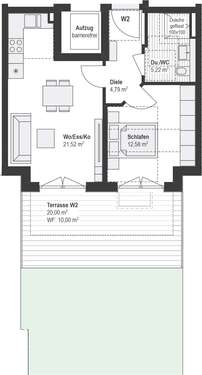 Foto - Wohnung zum Kaufen in München 621.000,00 € 54.11 m²