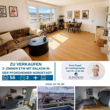 Foto - Wohnung zum Kaufen in Pforzheim 129.000,00 € 56 m²