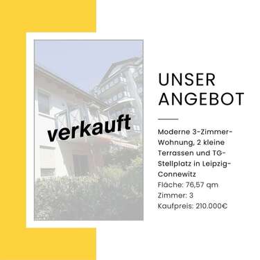 Foto - Wohnung zum Kaufen in Leipzig 210.000,00 € 76.57 m²