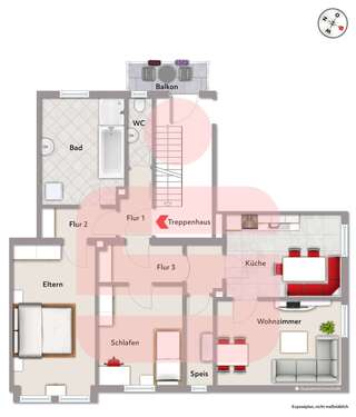 Foto - Wohnung zum Kaufen in Kaufbeuren 220.000,00 € 77.43 m²