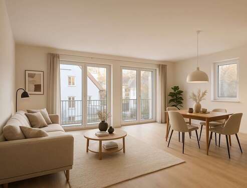 Foto - Wohnung zum Mieten in München - Allach 1.550,00 € 62.39 m²