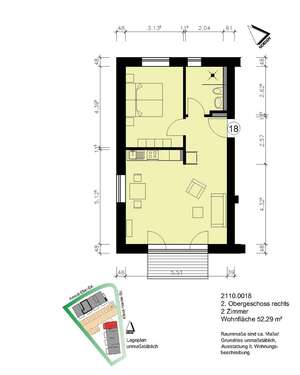 Foto - Wohnung zum Mieten in Heide 650,00 € 52.29 m²
