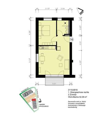 Foto - Wohnung zum Mieten in Heide 650,00 € 52.29 m²